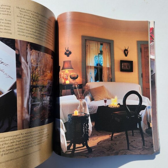 2000 October Martha Stewart LIVING Magazine AUTUMN Haunted House Fall Decor Book - Picture 4 of 10